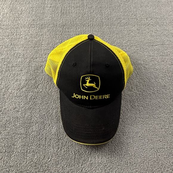 John Deere Hat Adult One Size Mesh Adjustable Cap Casual Men's - Picture 2 of 6